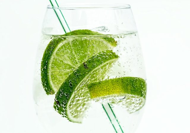 Dry January - lime soda